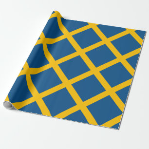 Flagge von Schweden Geschenkpapier
