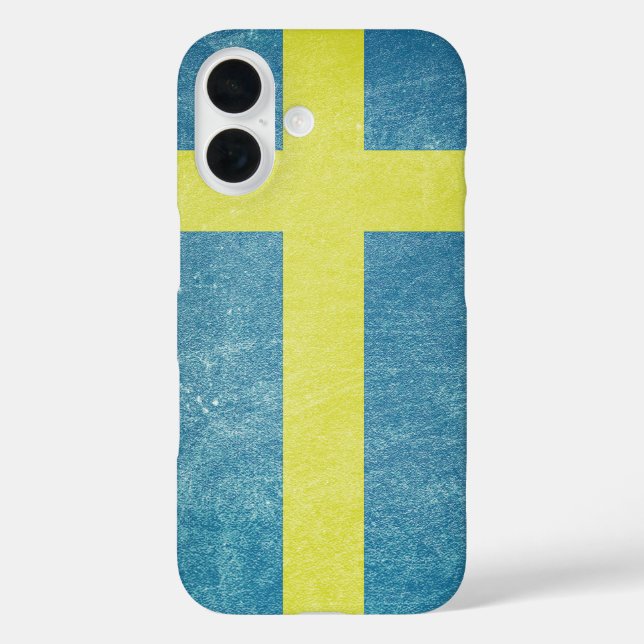 Flagge von Schweden Grunge title_seo2 (Rückseite)