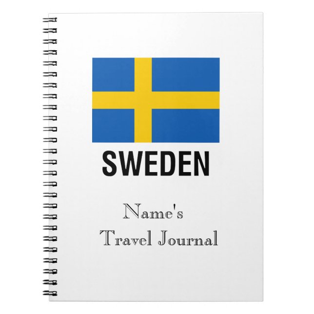 FLAGGE von SCHWEDEN Notizblock (Vorderseite)