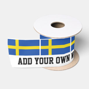 Flagge von Schweden Satinband