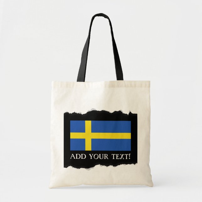Flagge von Schweden Tragetasche (Vorne)