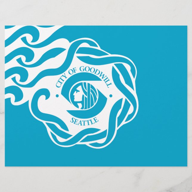 Flagge von Seattle Flyer (Vorne)