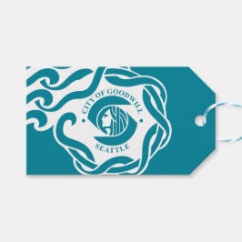 Flagge von Seattle (Washington) Geschenkanhänger