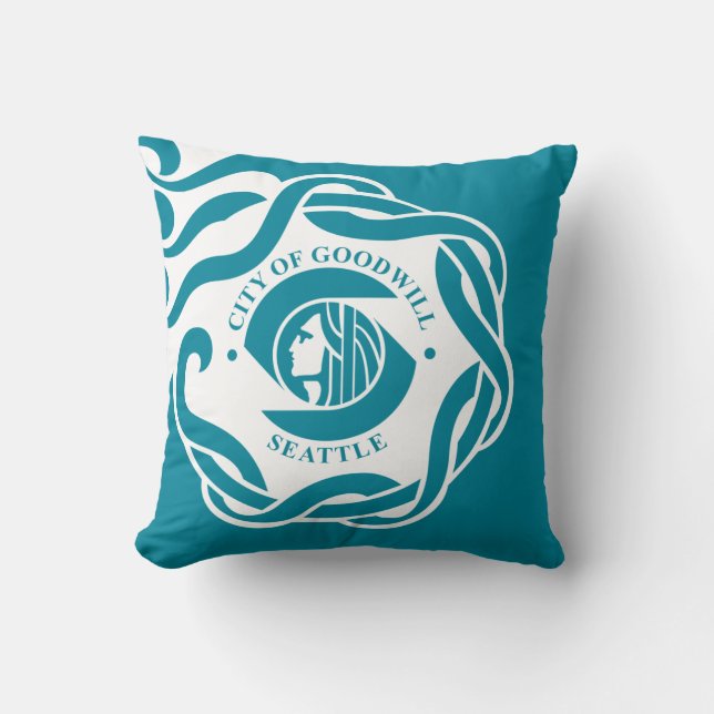 Flagge von Seattle (Washington) Kissen (Vorderseite)