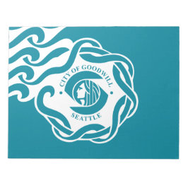 Flagge von Seattle (Washington) Notizblock
