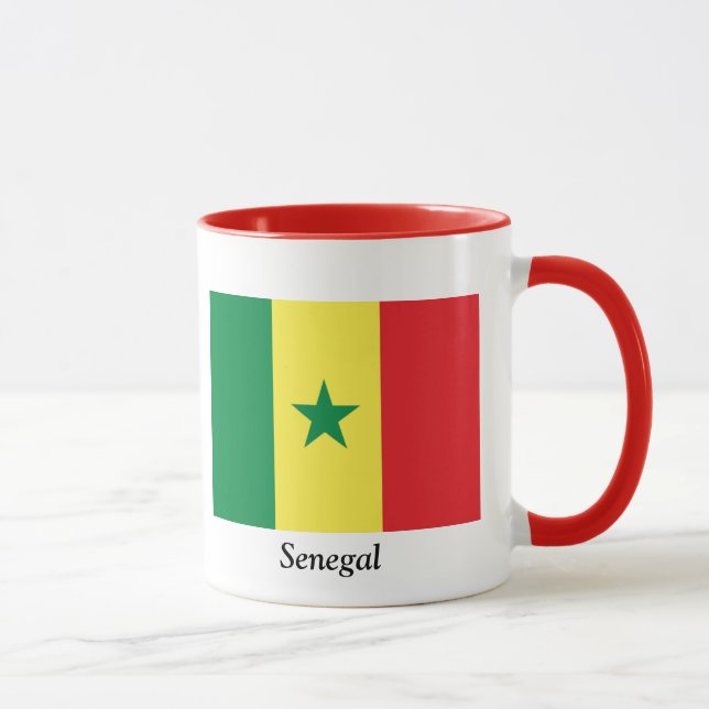 Flagge von Senegal Tasse (Rechts)