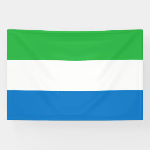 Flagge von Sierra Leone Banner