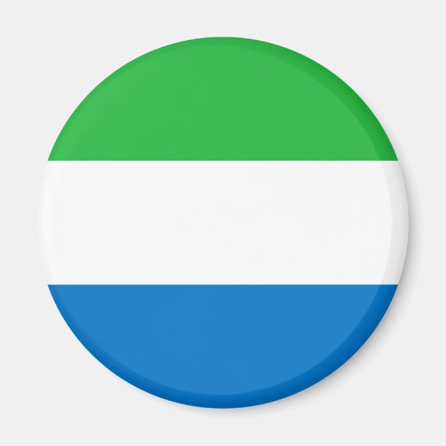 Flagge von Sierra Leone Magnet (Vorne)