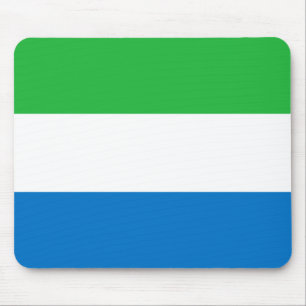 Flagge von Sierra Leone Mousepad