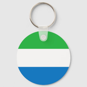 Flagge von Sierra Leone Schlüsselanhänger