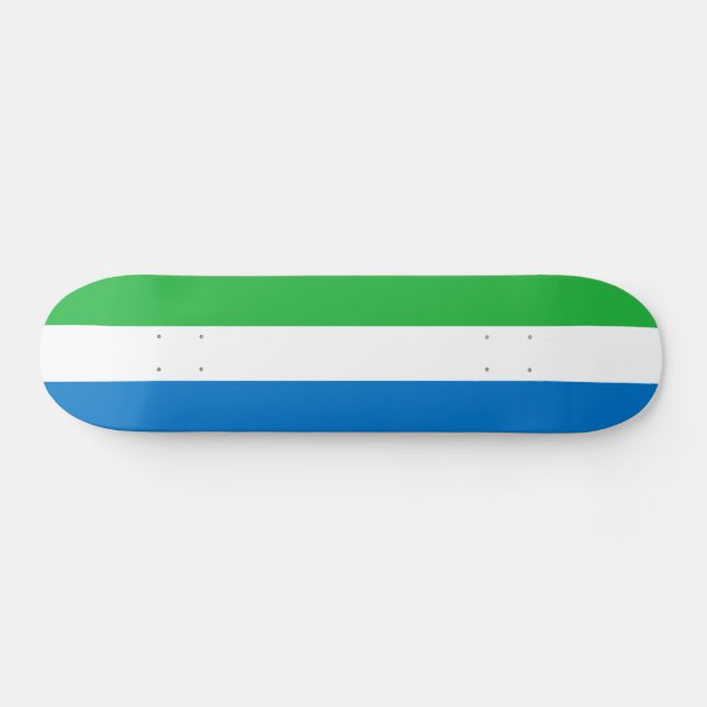 Flagge von Sierra Leone Skateboard (Horizontal)