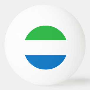 Flagge von Sierra Leone Tischtennisball