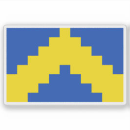 Flagge von Sillamäe, Estland Aufkleber