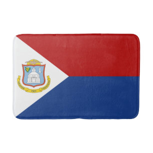 Flagge von Sint Maarten Badematte