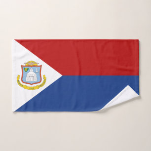 Flagge von Sint Maarten Badhandtuch Set