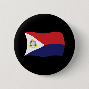Flagge von Sint Maarten Button