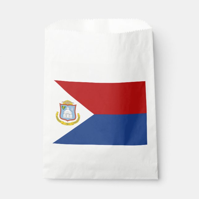 Flagge von Sint Maarten Geschenktütchen (Vorderseite)