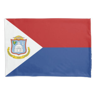 Flagge von Sint Maarten Kissenbezug