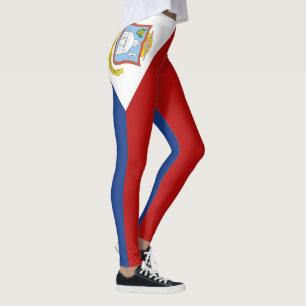 Flagge von Sint Maarten Leggings