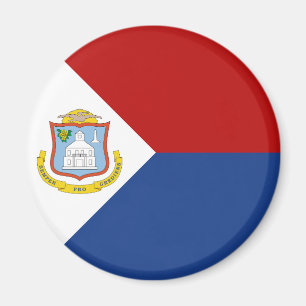 Flagge von Sint Maarten Magnet