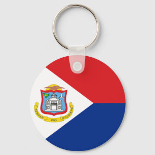 Flagge von Sint Maarten Schlüsselanhänger