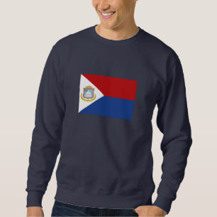 Flagge von Sint Maarten Sweatshirt