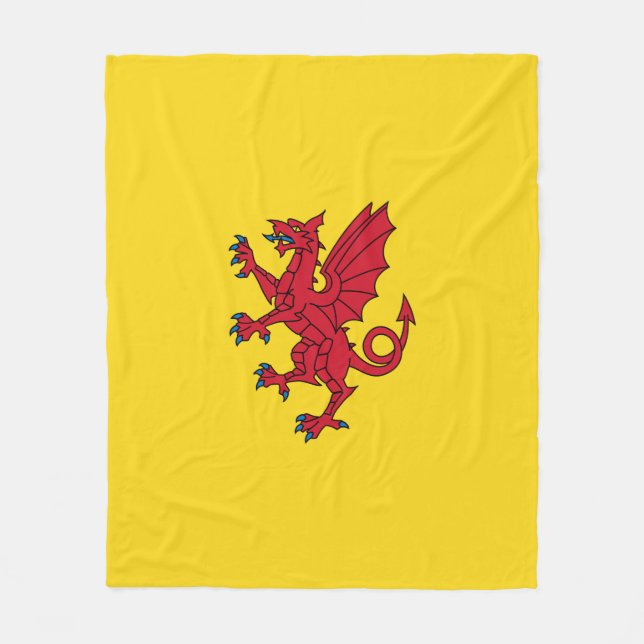 Flagge von Somerset Fleecedecke (Vorderseite)