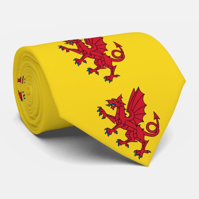 Flagge von Somerset Krawatte (Gerollt)