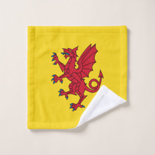 Flagge von Somerset Waschlappen