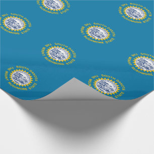 Flagge von South Dakota Geschenkpapier