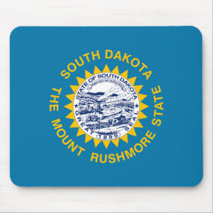 Flagge von South Dakota Mousepad