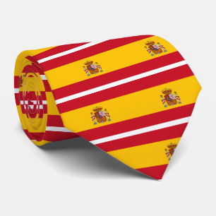 Flagge von Spanien - Bandera de España - spanisch Krawatte