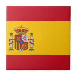Flagge von Spanien - Bandera de España - spanische Fliese