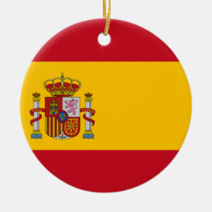 Flagge von Spanien - Bandera de España - spanische Keramikornament