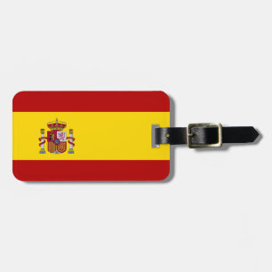 Flagge von Spanien Gepäckanhänger