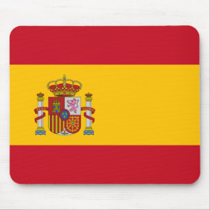 Flagge von Spanien Mousepad