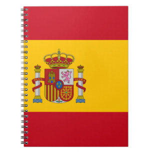 Flagge von Spanien Notizblock