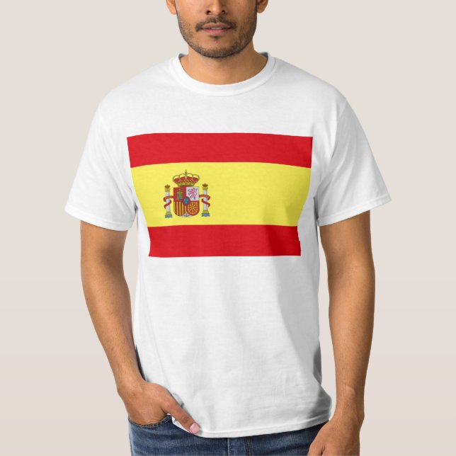 Flagge von Spanien-T-Shirt T-Shirt (Vorderseite)