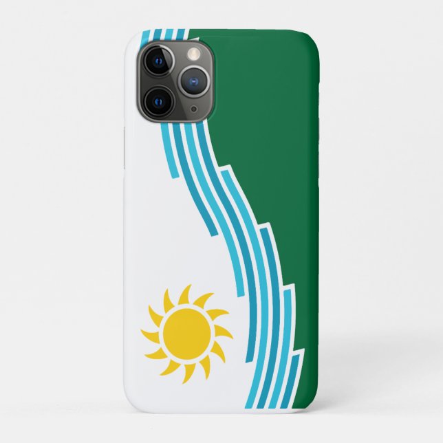 Flagge von Spokane, Washingtoner Staat Case-Mate iPhone Hülle (Rückseite)