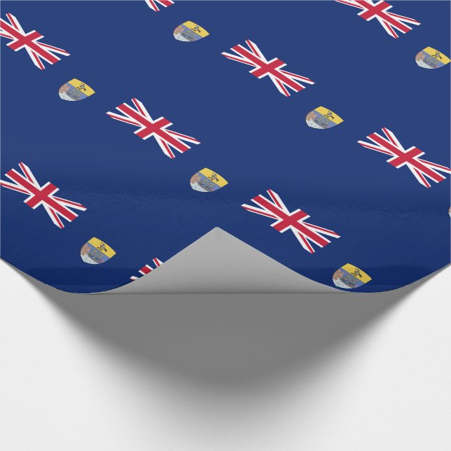 Flagge von St. Helena Geschenkpapier (Ecke)