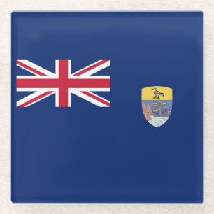 Flagge von St. Helena Glasuntersetzer