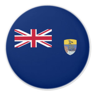Flagge von St. Helena Keramikknauf