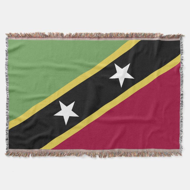 Flagge von St. Kitts und Nevis Decke (Vorderseite)