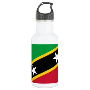 Flagge von St. Kitts und Nevis Edelstahlflasche