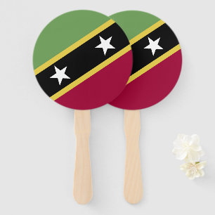 Flagge von St. Kitts und Nevis Fächer