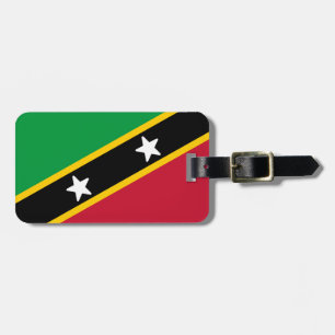 Flagge von St. Kitts und Nevis Gepäckanhänger