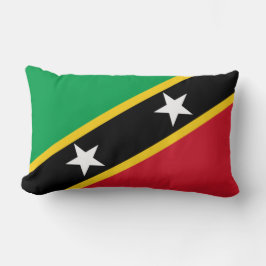 Flagge von St. Kitts und Nevis (Karibik) Lendenkissen