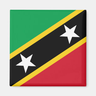 Flagge von St. Kitts und Nevis (Karibik) Magnet