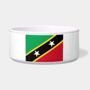 Flagge von St. Kitts und Nevis (Karibik) Napf