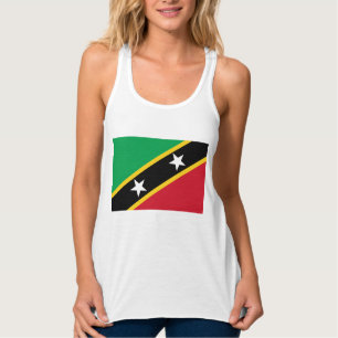 Flagge von St. Kitts und Nevis (Karibik) Tank Top